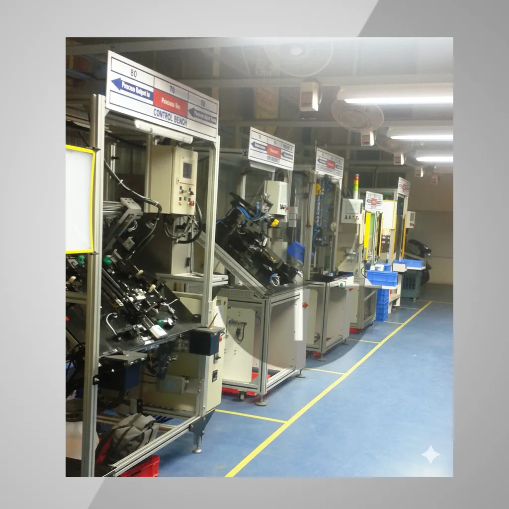 Glass Window Regulator Line Automation